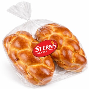 Stern's Bakery Kosher Challah Bread (2 Loaves) – Traditional Braided Egg Challah for Shabbat/Holidays