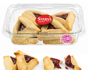 Sugar-Free Strawberry Hamentaschen Cookies | Diabetic Friendly Oat Flour Pastries