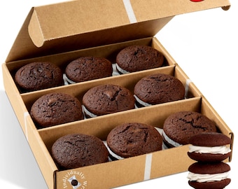Whoopie Pies Gift Box | 9 Individually Wrapped  | Cookies Gift | Holiday, Party | Food Gift Idea for Friend, Business | Stern's Bakery