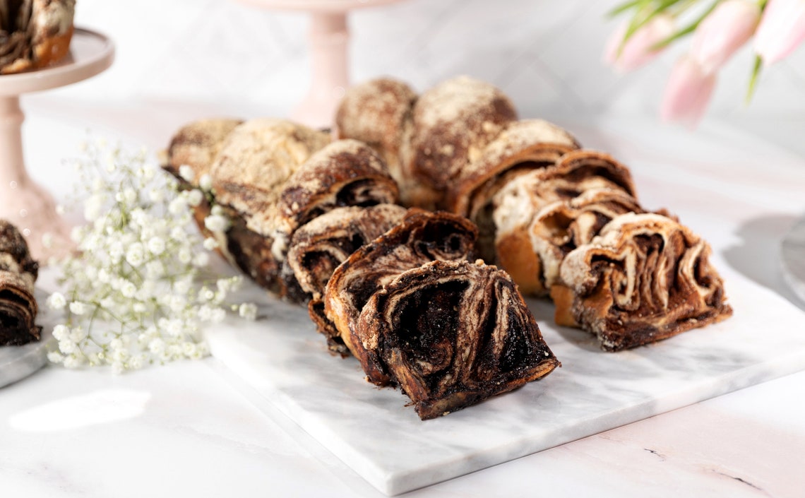 Cinnamon Bread Cinnamon Babka Cake babka Bread dairy, Nut, Soy Free fresh, Delicious 16 Oz