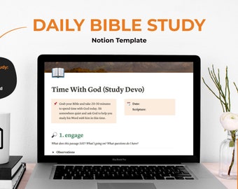 Notion Template | Time With God Daily Bible Study