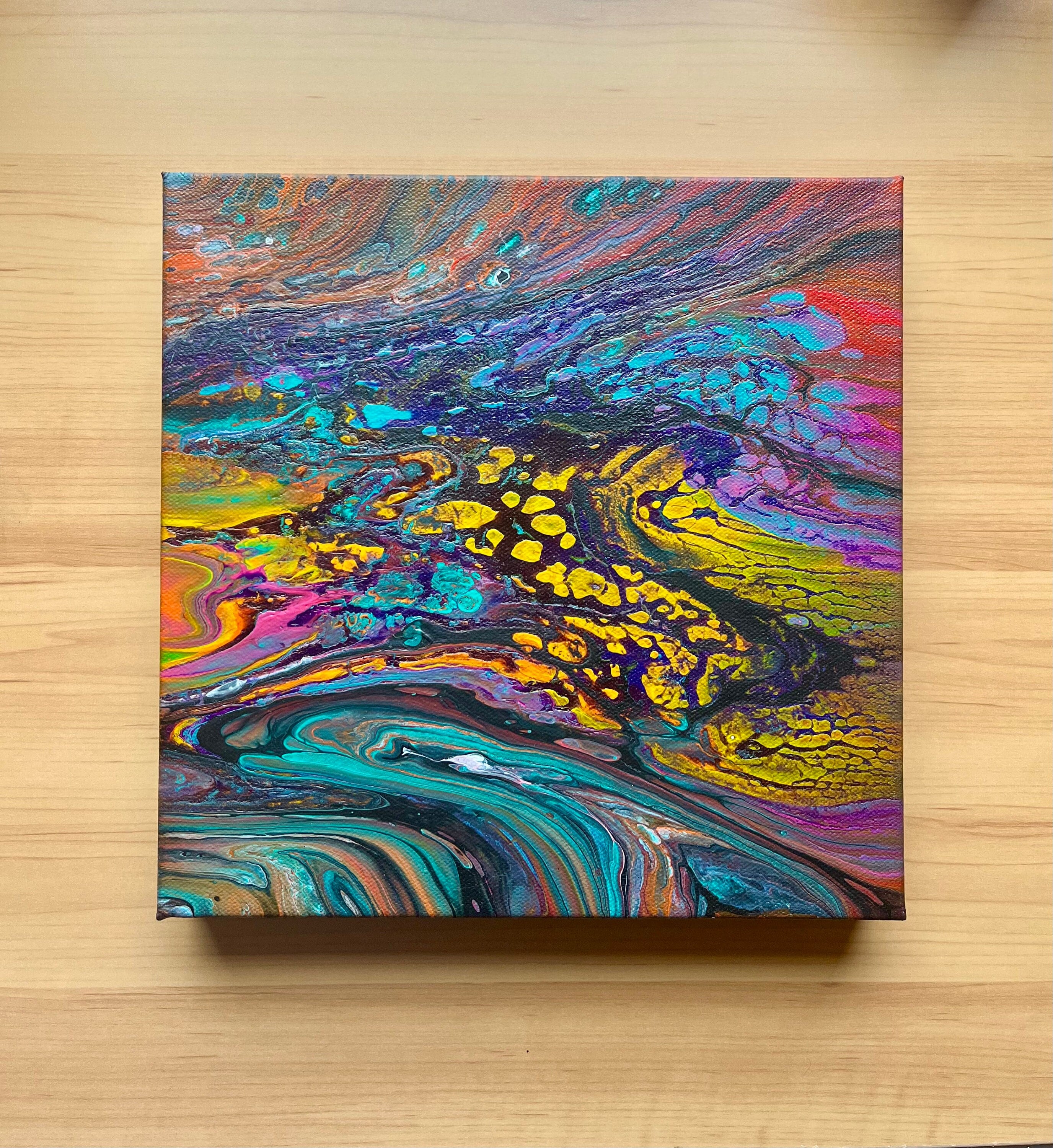 Painting Dutch Pour Fluid Art - Etsy