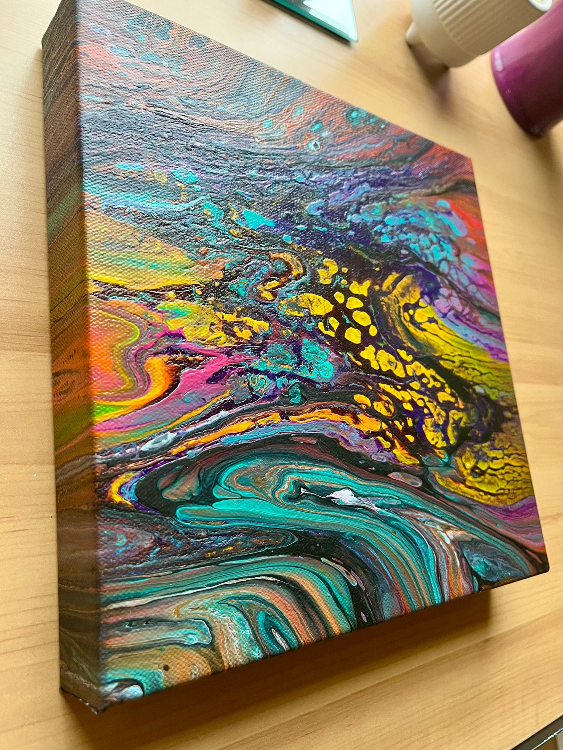 Painting Dutch Pour Fluid Art - Etsy
