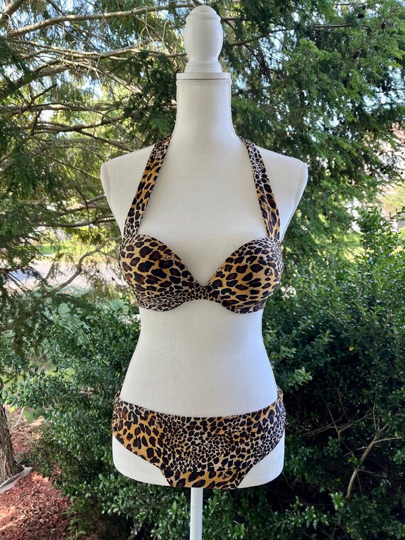 Victoria Secret Bra 34C Incredible Perfect Shape Pink Leopard