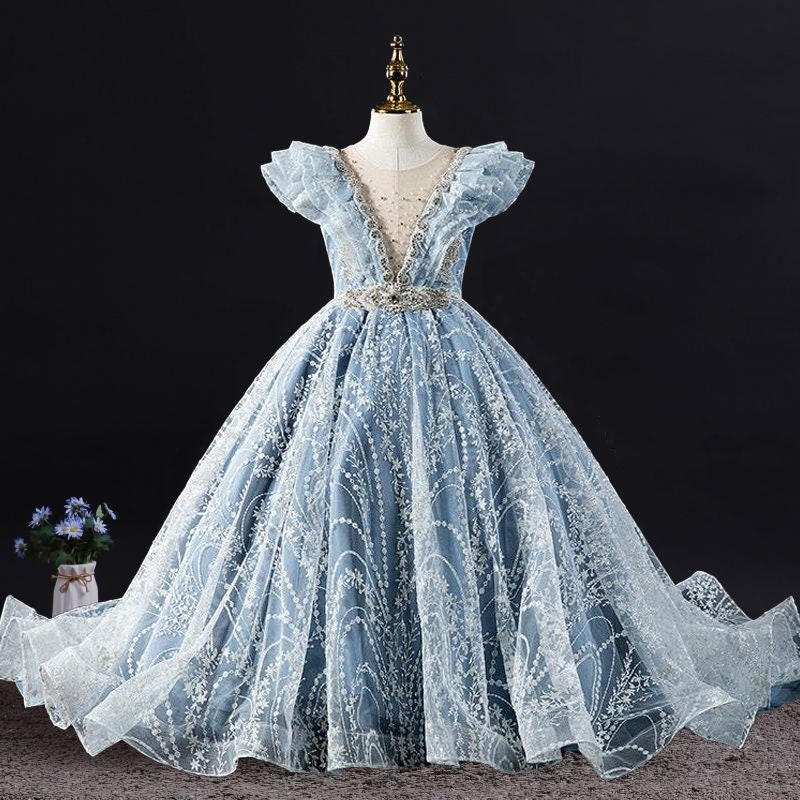 10 year 2024 girl party dress