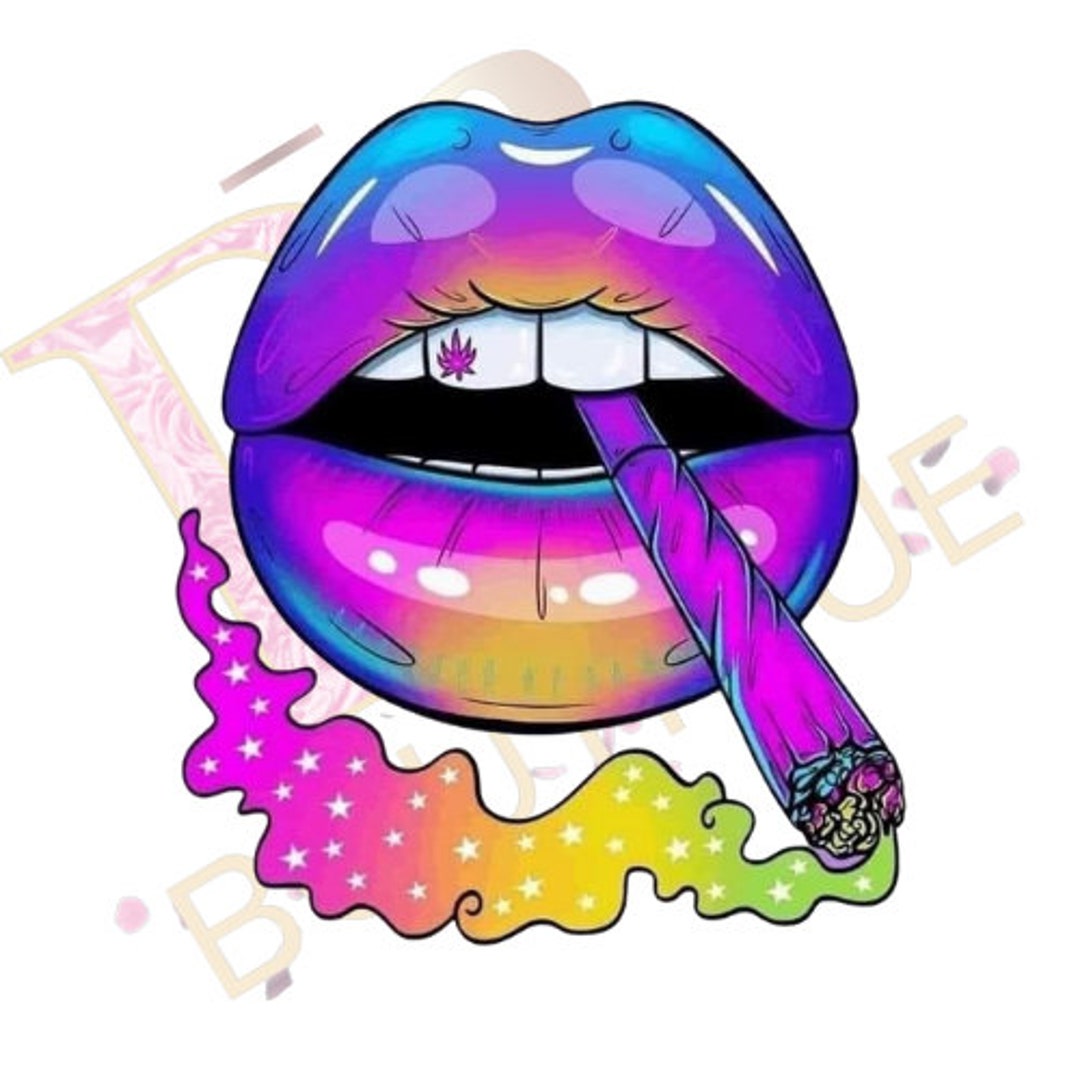 Lips With Joint Etsy