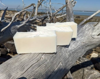 Unscented Lard and Cocoa Butter Soap Bar