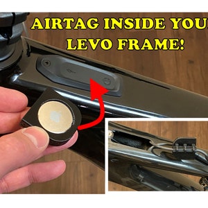 Inside the Frame AirTag Holder for Specialized Levo, Kenevo, Trek Fuel EXe, Creo, Vado SL eMTB Bike