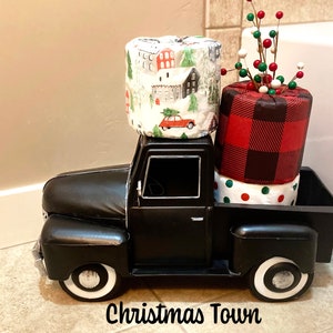 Toilet Paper Storage, Toilet Paper Cover, Toilet Paper Holder, Bathroom Accessory, Christmas, Holiday, Bathroom Decor, TPTux, Gift For Her