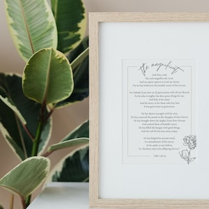 The Magnificat Scripture Downloadable Printable