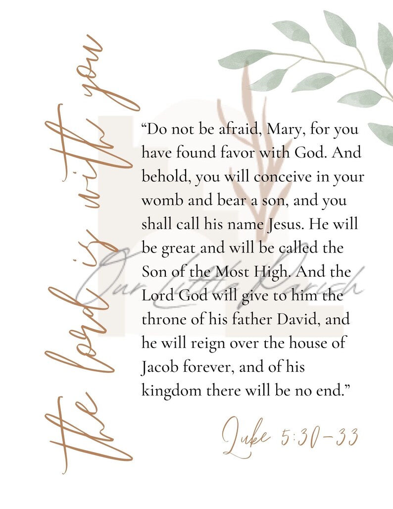 Advent Prayer and Scripture Printable Bundle - Etsy