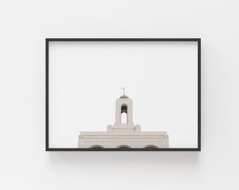 Newport Beach, Kalifornien Tempel Bundle | HorizontalE UND vertikale {Digitaler Download} lds Tempelkunst | lds tempel druck | lds Wandkunst