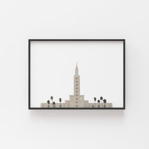 Los Angeles, California Temple Bundle | Horizontal AND Vertical {Digital Download} | lds temple art | lds temple print | lds wall art