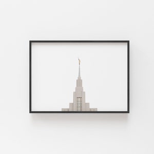 Twin Falls, Idaho Temple Bundle | Horizontal AND Vertical {Digital Download} lds temple art | lds temple print | lds wall art | lds decor