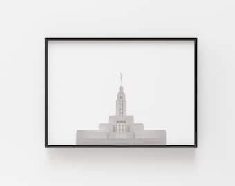 Draper, Utah Temple Bundle | Horizontaler UND vertikaler {Digitaler Download} | tempelkunst | lds tempel druck | lds Wandkunst | Lds Wand deko