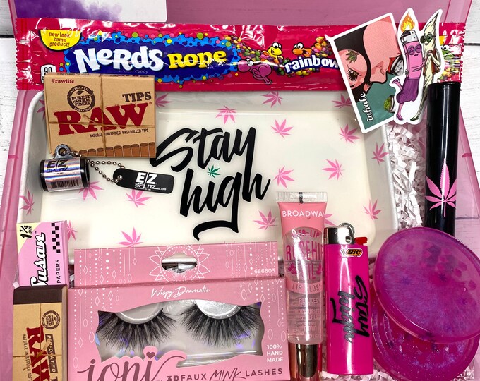 Stoner Box Pretty in Pink Hot Box 420 Box Hot Box Smoking Accessories Stoner Gift Etsy