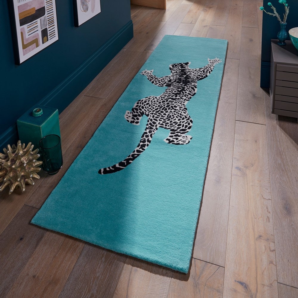 MDA Rugs Luxury Collection 5 X 7 (ft) Leopard Print Indoor Animal Print  Area Rug in the Rugs department at