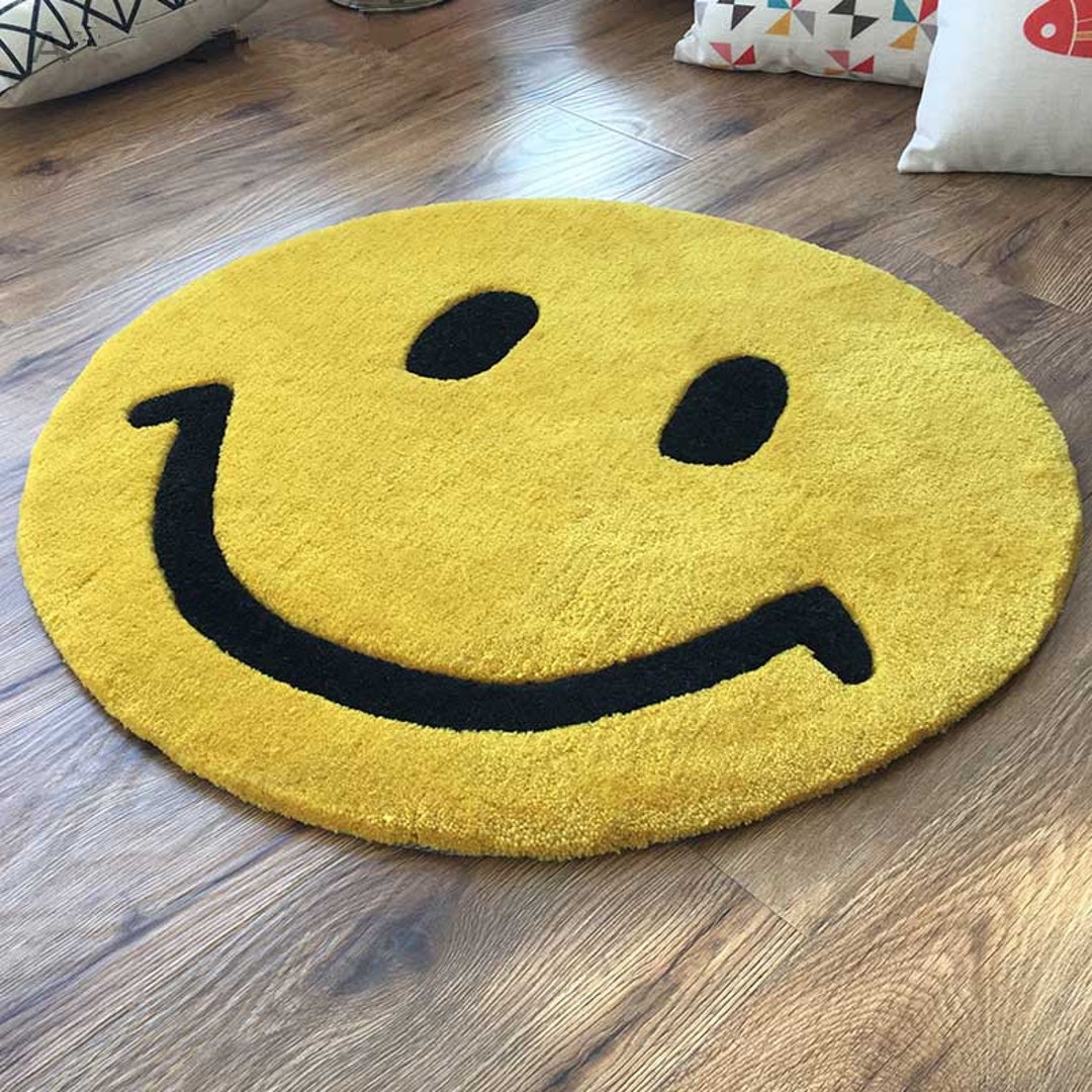 Luxury Kids Round Hand Tufted Rug, All Cut Pile Rug,wool Round Rug ...