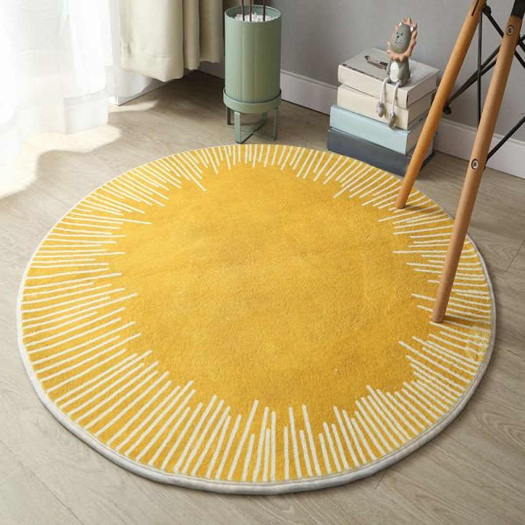 Luxury Round Exclusive Hand Tufted Rug, Cut Pile Rug, Wool Round Rug
