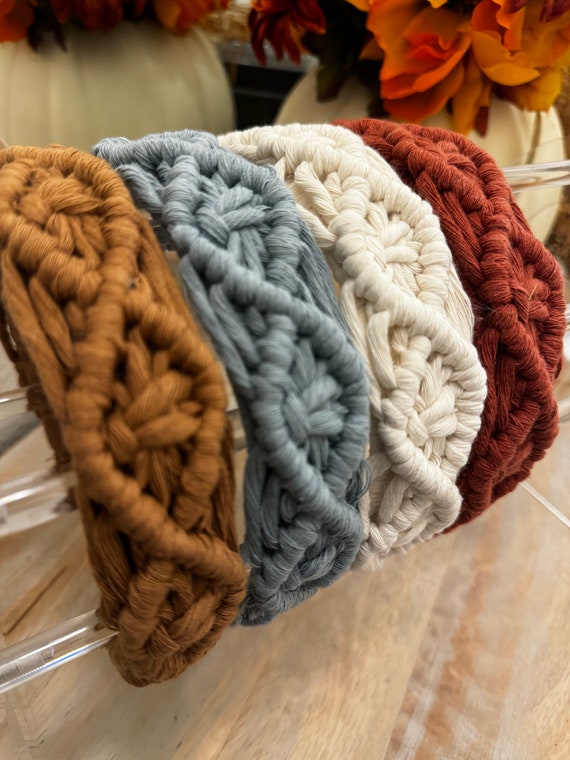 Handmade Braided Macrame Headband - Etsy display picture 1