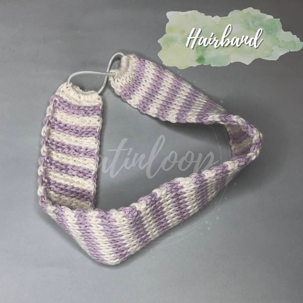 Gehäkeltes Haarband aus Bio-Baumwolle, handgemachtes Haarband, Handgemachtes Geschenk, Häkelhaarband, Buntes Haarband, Häkel accessoires, Mädchen Geschenk