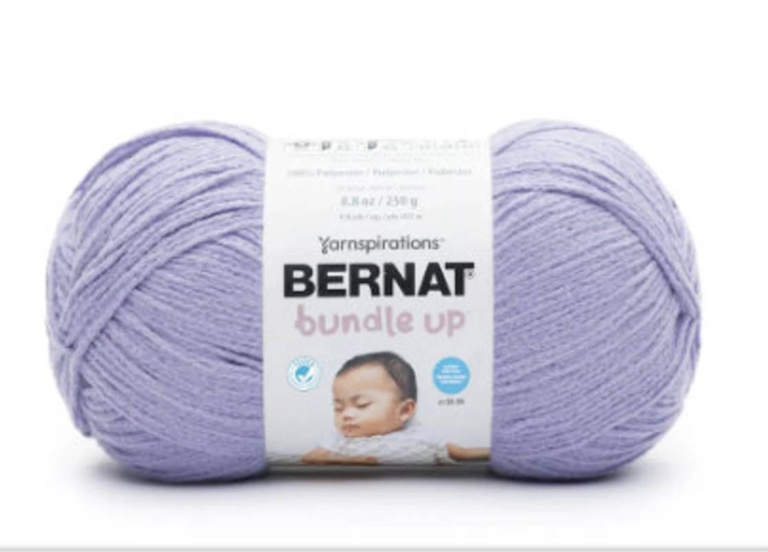 Bernat Bundle up Yarn, Color Lavender, 478 Yards, Big Bundle