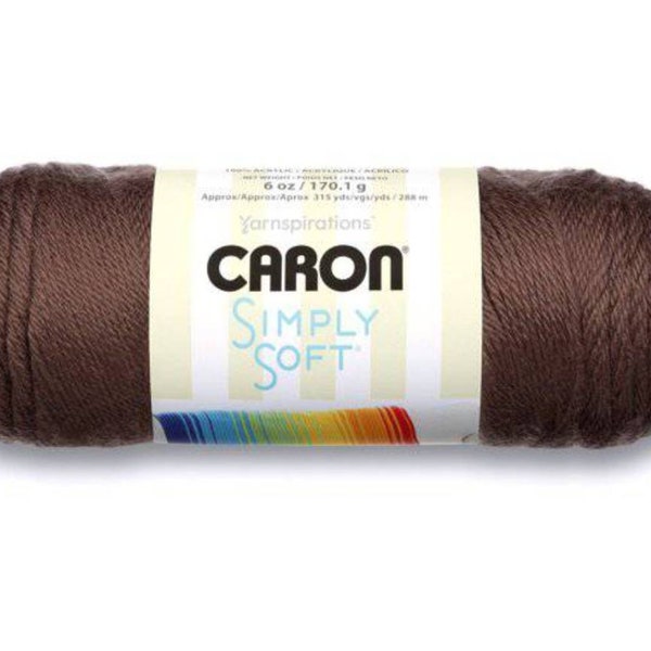 Caron Simply Soft Yarn, Color - Taupe, 315 yards, Caron yarn, Yarnspirations, US seller