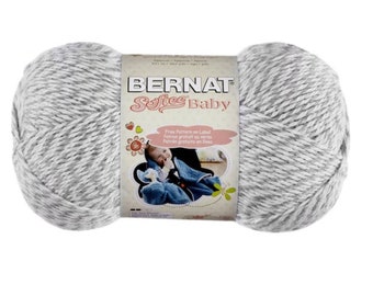 Bernat Softee Baby Yarn, Color Pink Marly, 362 Yards, Softee Baby