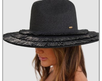 Coastal Chic Straw Panama Hat
