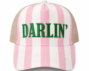 Darlin’ Trucker Hat – Western Country Graphic Unisex Cap Snapback