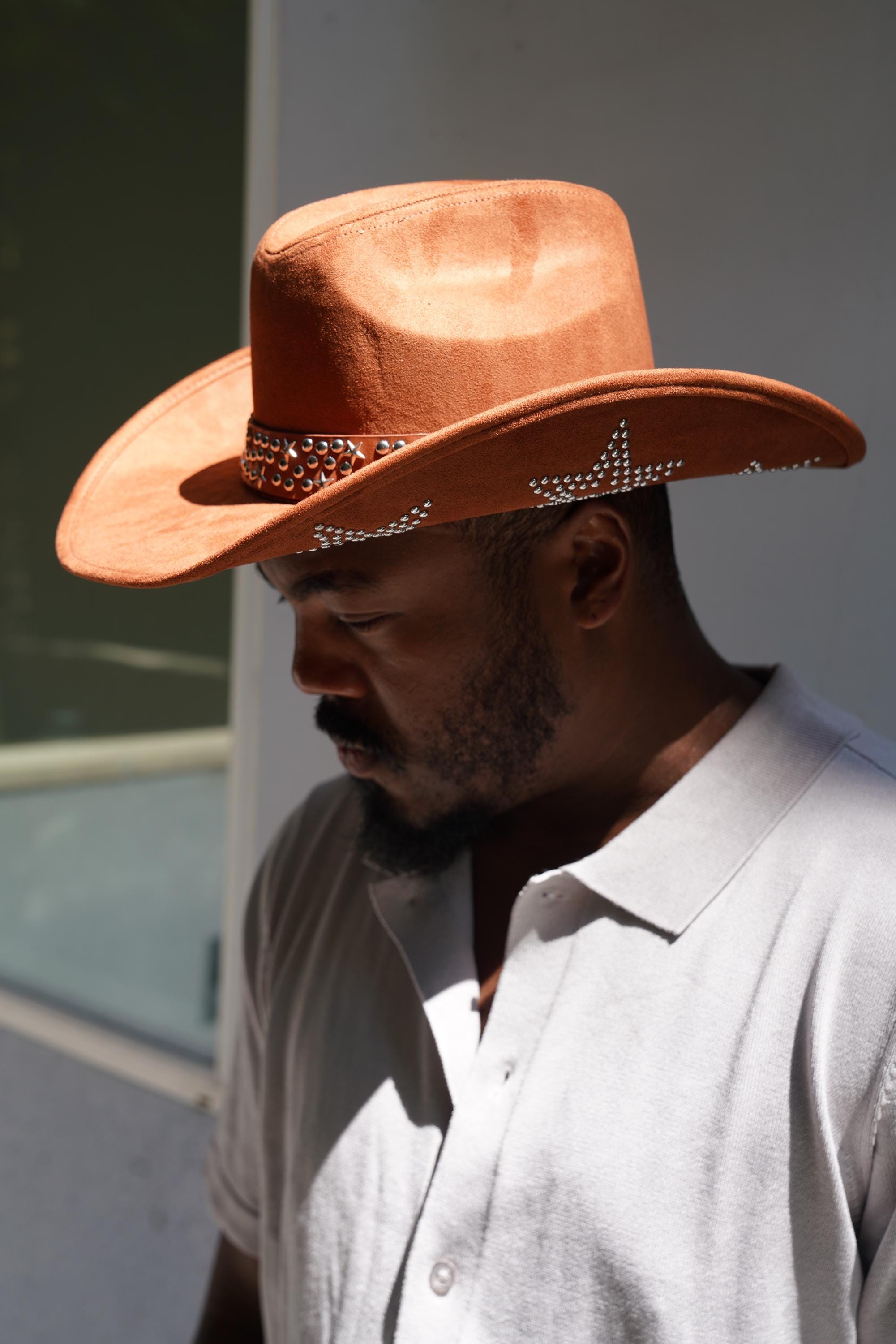 Jen & Co. Tabitha Star Cowboy Hat Brown Rhinestone Stars Faux Suede Finish GLAM Amazon.com: JICASTO Cowboy Hat for Women Men 6 Sparkly Stars  main image 2