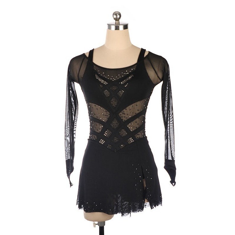 Ice Skating Dress “Dark” image 3