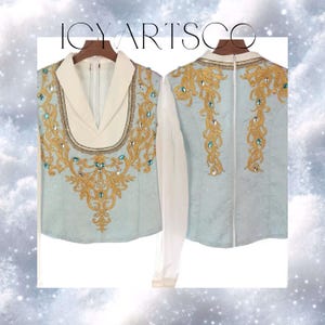 Mens, Boys, Customized Costume, Figure skating, Ice dance, Leotard, Acrobatic, Roller skate, Competition, Bespoke costume, Unitard, Bodysuit