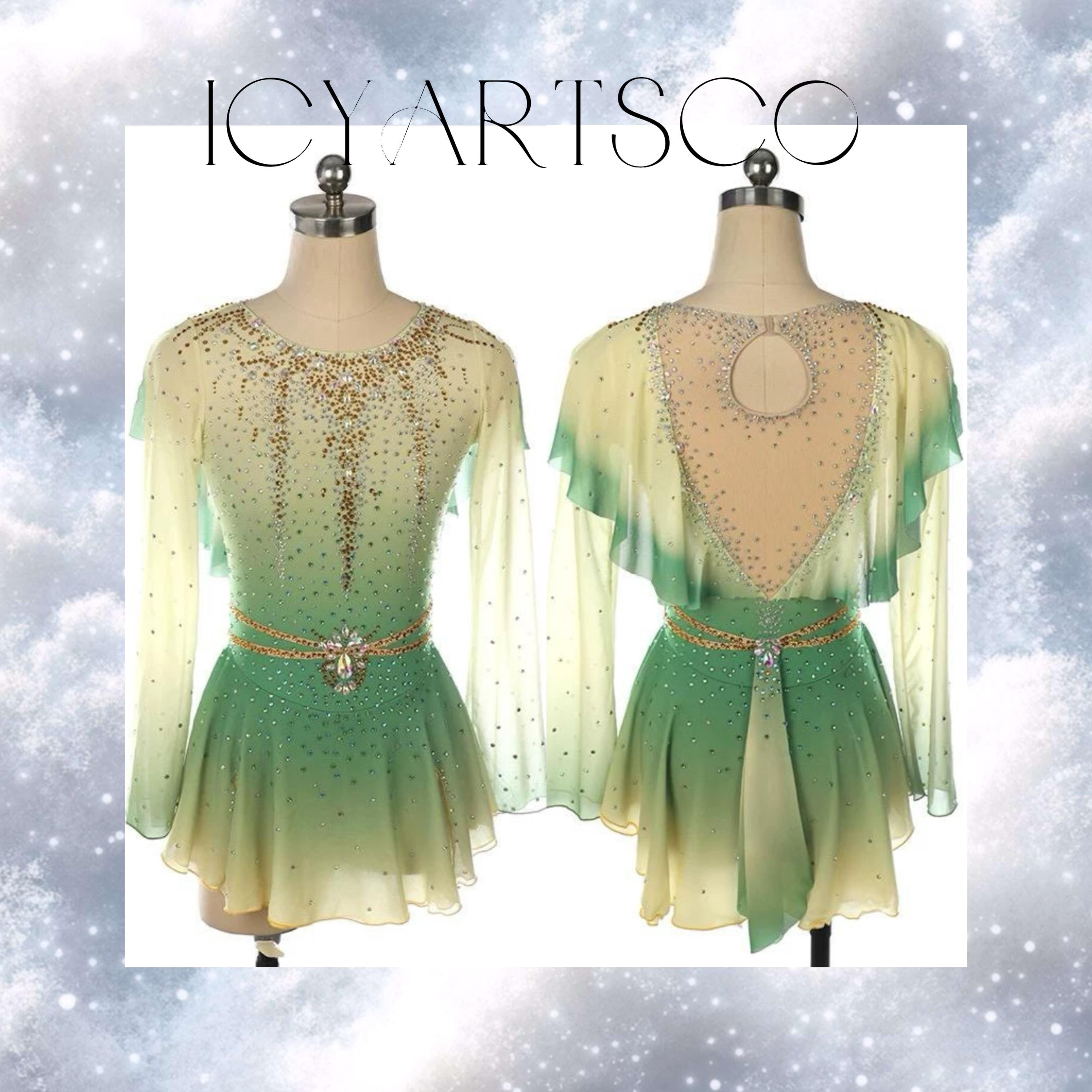 icyartsco Ice Skating Dress A Little Fairy