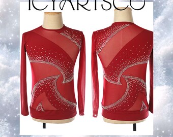 Ice Skating Leotard Boys Mens