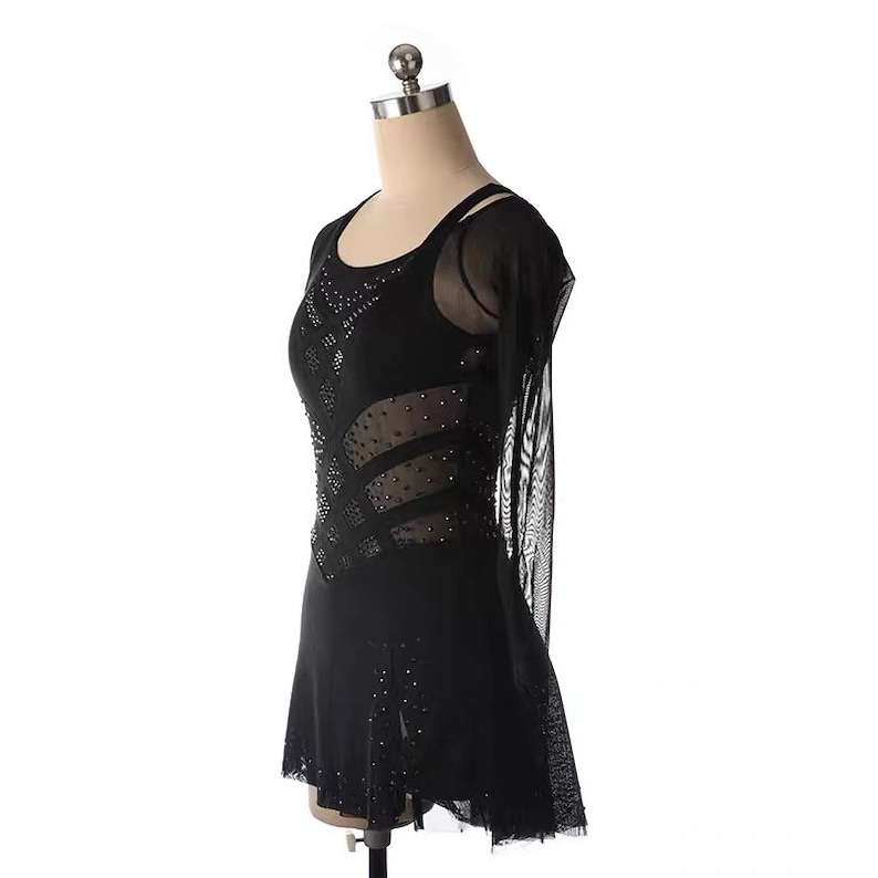 Ice Skating Dress “Dark” image 5