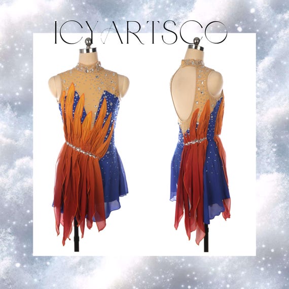 Ice Skating Dress on the sea