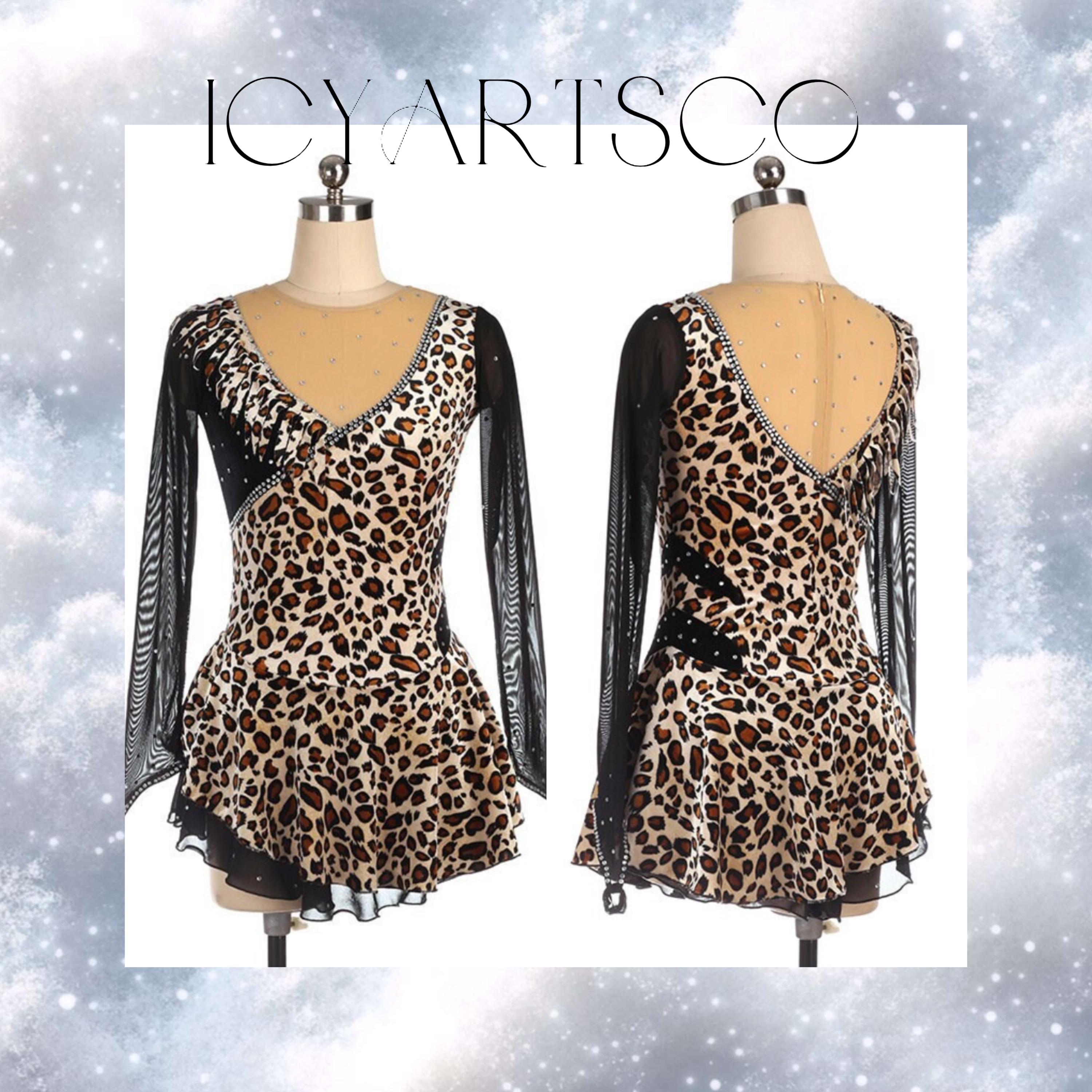 Ragazze Swing Abito Leopardo Top Estivo Trendy Top - Foto 7