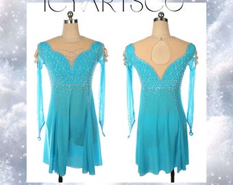 Robe de patinage « Bright Blue »