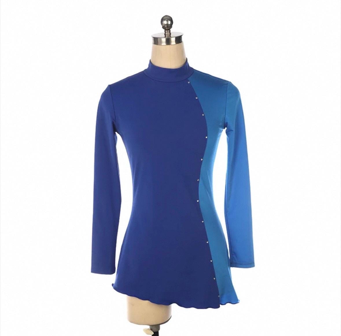 fame and partners blue dress Fame & Partners Navy Blue V-neck Gown main image 1