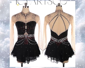 Ice Skating Dress “Dark Queen”