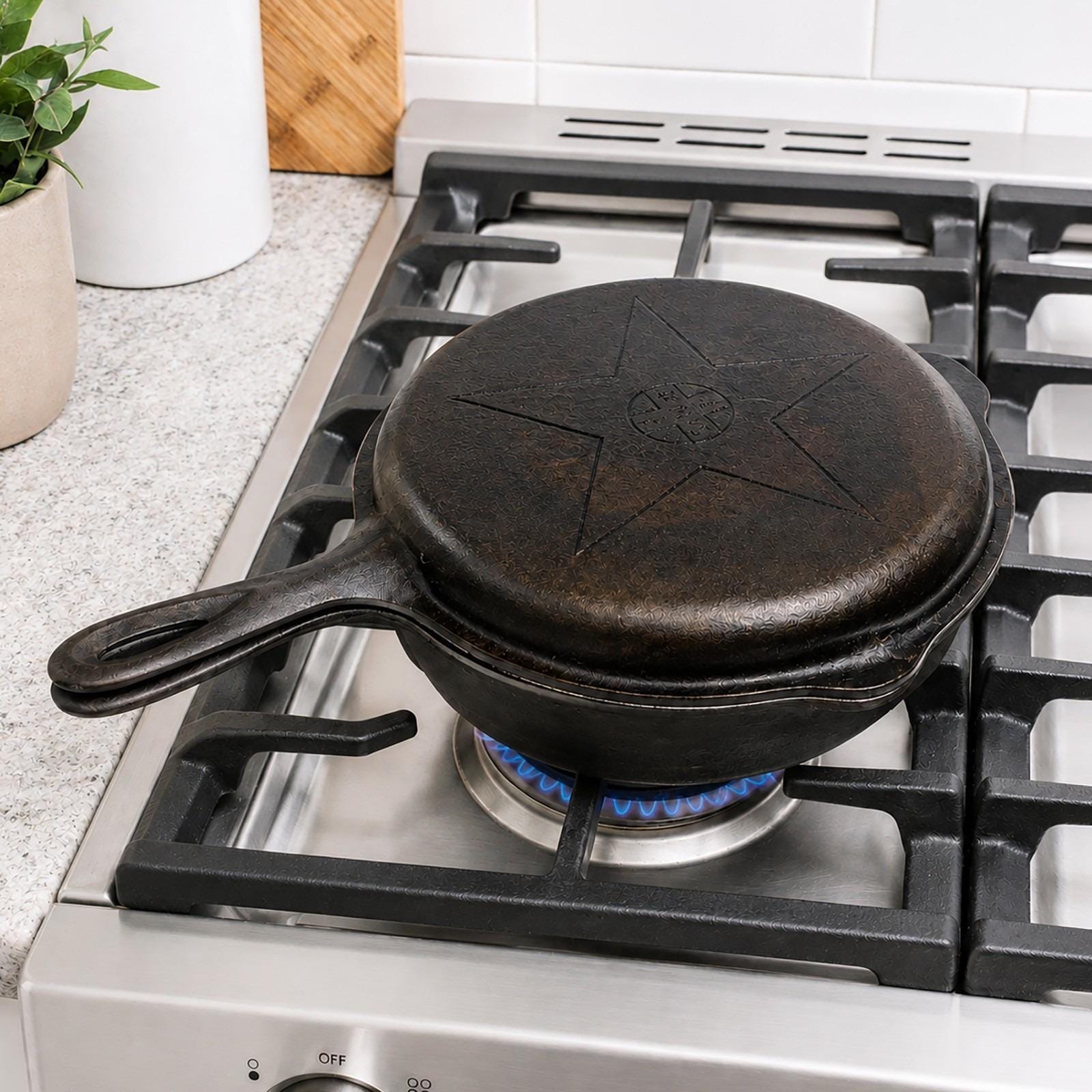 Vintage Lodge 10 Dutch Oven - Etsy