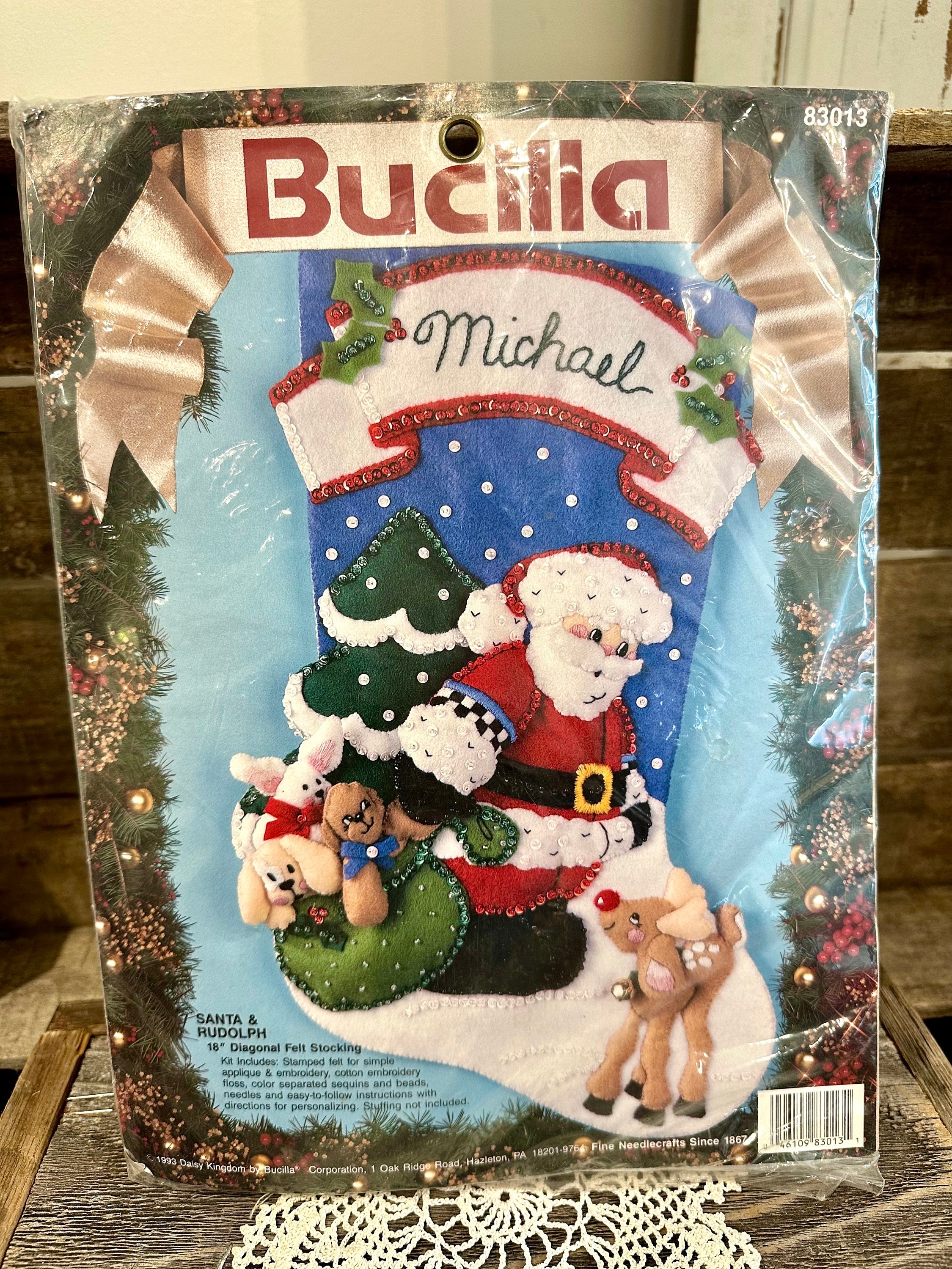 Bucilla Kit 'twas the Night Before Christmas' Felt Ornament Embroidery and  Applique Kit 89288E 