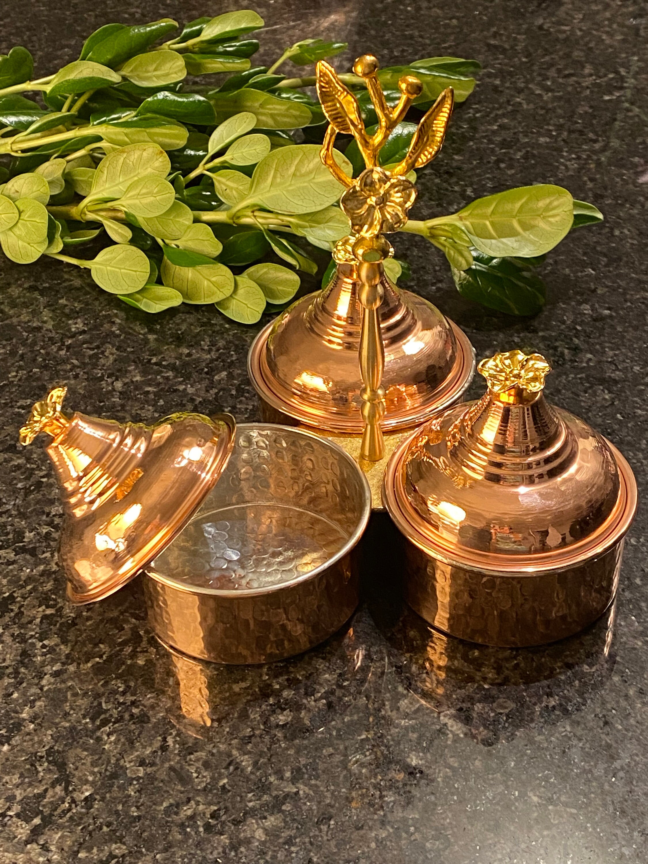 Forged Copper Spice Bowl, Handmade Copper Spice Bowl, Spice Bowl, Copper Spice Bowl, Spice Storage Container, Sauce Bowl,
