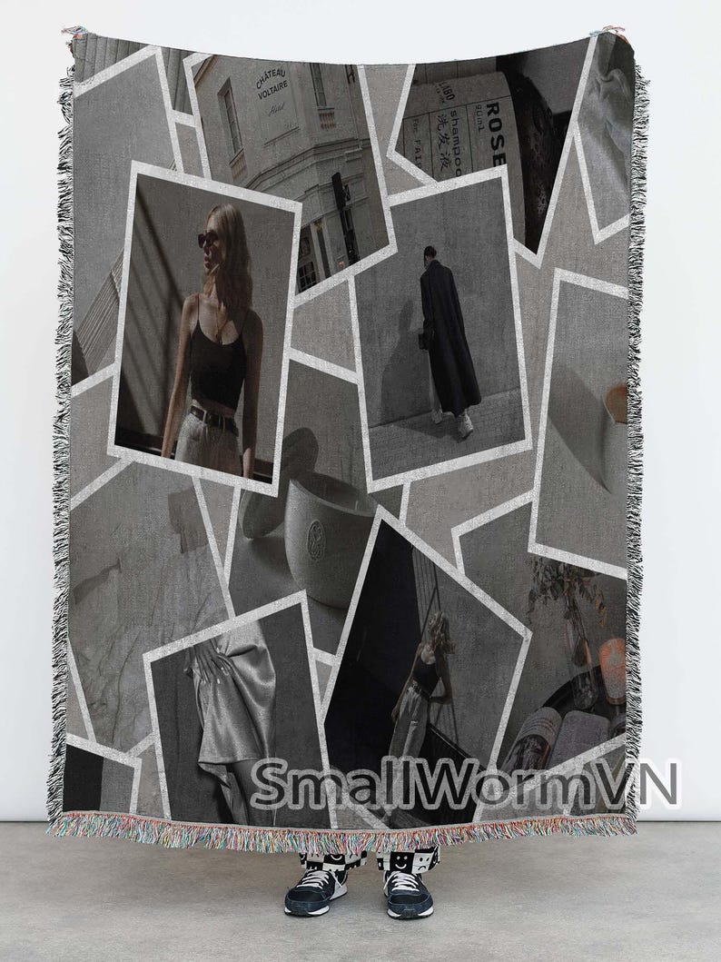 Custom Picture Blanket, Blanket for Family Friends, Family Grandma Mom