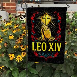 New Pope Leo XIV Flag, Habemus Papam Flag, Papal Election 2025 Flag, Newly Elected Pope Flag, Religious Vatican Flag, FGB522