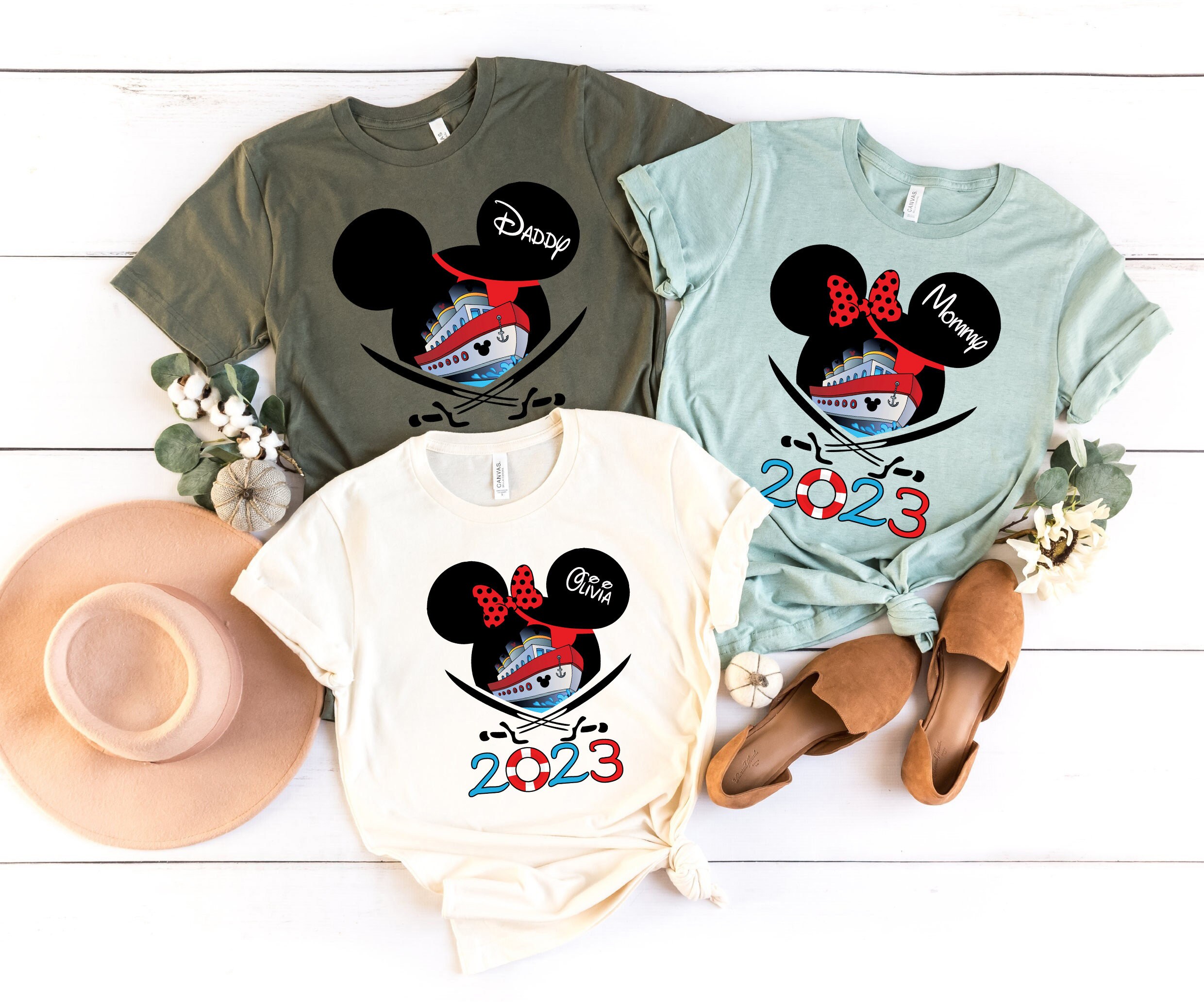 Disney Cruise 2023 Family Shirt, Disney Pirate Personalized Shirt