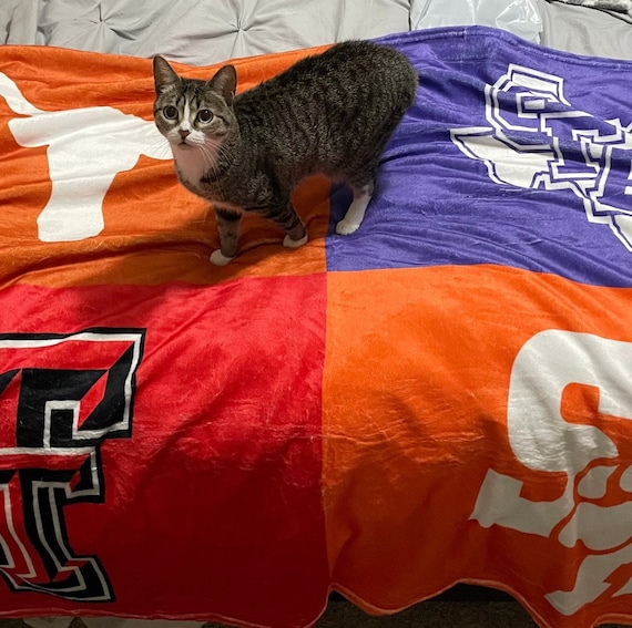 Custom House Divided Blanket Custom College Football Blanket