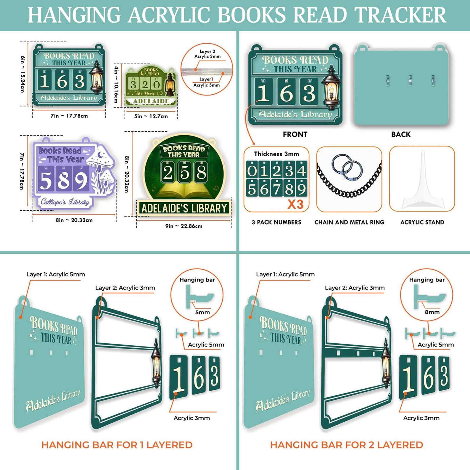 Personalized Movie Watch Tracker Sign, New Films Watched This Year ...
