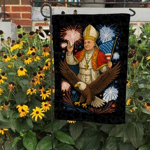 Pope Leo XIV (2025) Flag, Leo XIV New Pope Flag, Newly Elected Pope Flag, Pope Robert Prevost Flag, Religious Vatican Flag, FGB528